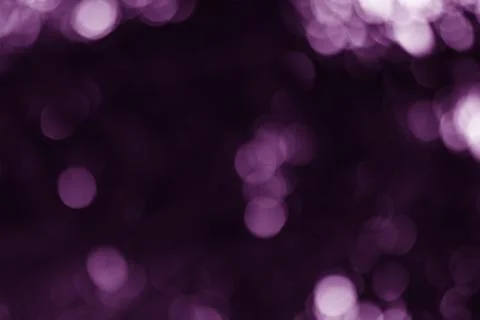 Aesthetic Abstract Defocused Texture with Bubbles, Circular Purple Light, S.. Stock Photos