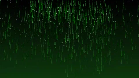 Aesthetic Abstract Falling Grid Balls Dots Green Background MotionDesign 4K HD Stock Footage 294980788