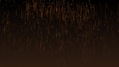 Aesthetic Abstract Falling Grid Balls Dots Gold Background MotionDesign 4K HD Stock Footage 294980880