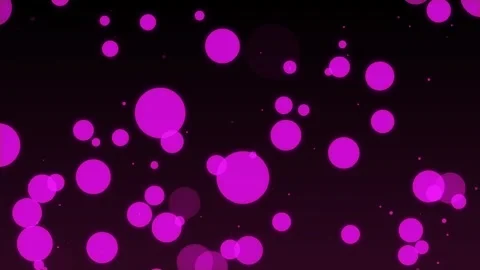 Aesthetic Abstract Glowing Pink Light Balls Particle Background Animation 4K HD Stock Footage 295115336