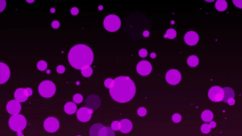 Aesthetic Abstract Glowing Purple Light Balls Particle Background Animation 4K Stock Footage 295115334
