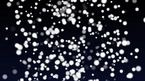 Aesthetic Abstract Glowing White Light Balls Particle Background Animation 4K Video stock 295033403