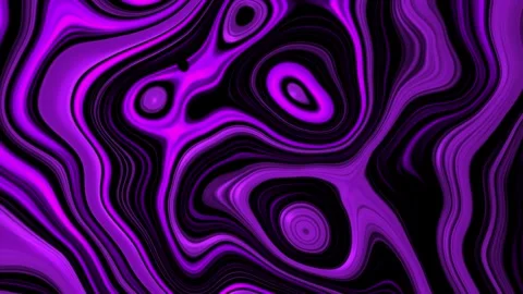 Aesthetic Abstract Liquid Lines Loop Purple Background Motion Design Video 4K HD Stock Footage 289452523