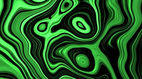 Aesthetic Abstract Liquid Lines Loop Green Background Motion Design Video 4K HD Stock Footage 289452526