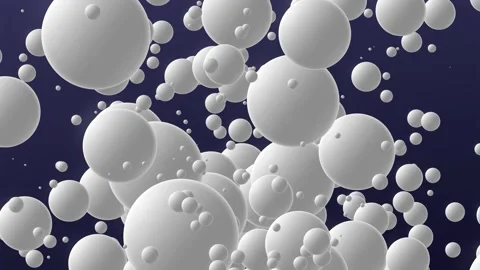 Aesthetic Abstract Loop Ball Animation Blue Background Motion Design Video Video stock 292720928