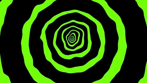 Aesthetic Abstract Loop Circle Animation Green Background Motion Design Video Stock Footage 292332213