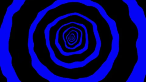 Aesthetic Abstract Loop Circle Animation Dark Blue Background MotionDesign Video Stock Footage 292332221
