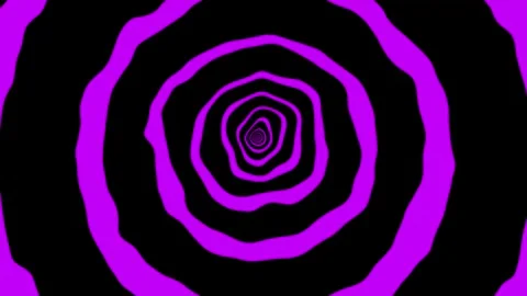 Aesthetic Abstract Loop Circle Animation Purple Background Motion Design Video Stock Footage 292332252