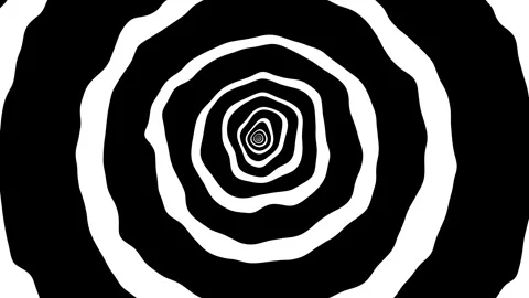 Aesthetic Abstract Loop Circle Animation White Background Motion Design Video Stock Footage 292332258