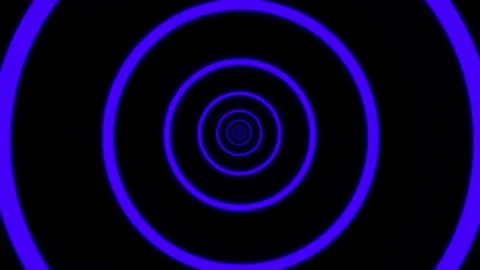 Aesthetic Abstract Loop Circle Animation Dark Blue Background MotionDesign Video Stock Footage 292677664