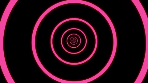 Aesthetic Abstract Loop Circle Animation Pink Background Motion Design Video Stock Footage 292677759