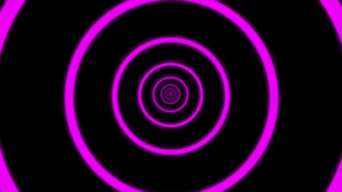 Aesthetic Abstract Loop Circle Animation Purple Background Motion Design Video Stock Footage 292677763