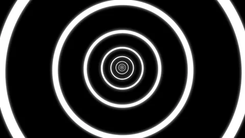 Aesthetic Abstract Loop Circle Animation White Background Motion Design Video Stock Footage 292677771