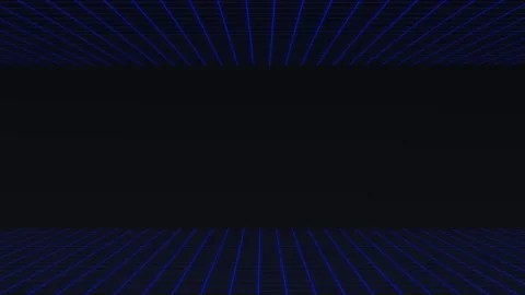 Aesthetic Abstract Loop Grid Animation Blue Background Motion Design Video Stock Footage 292437900