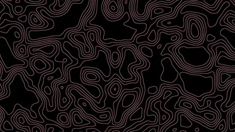 Aesthetic Abstract Loop Puzzle Animation Brown Background Motion Design Video Stock Footage 292332370
