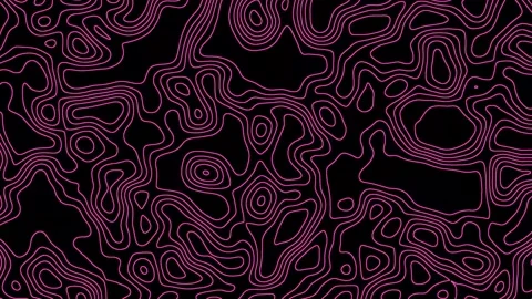 Aesthetic Abstract Loop Puzzle Animation Pink Background Motion Design Video Stock Footage 292332429