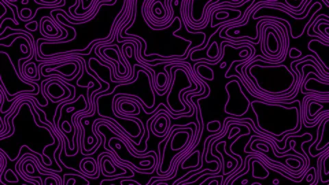Aesthetic Abstract Loop Puzzle Animation Purple Background Motion Design Video Stock Footage 292332451