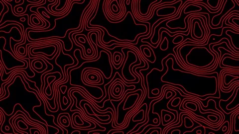 Aesthetic Abstract Loop Puzzle Animation Red Background Motion Design Video Stock Footage 292332476