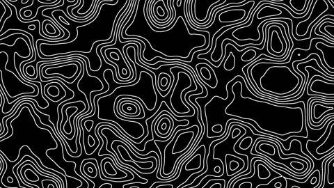 Aesthetic Abstract Loop Puzzle Animation White Background Motion Design Video Stock Footage 292332489
