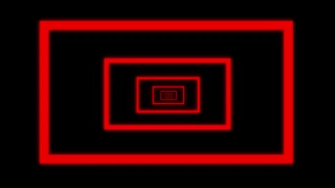 Aesthetic Abstract Loop Rectangle Animation Red Background Motion Design Video Stock Footage 292677826
