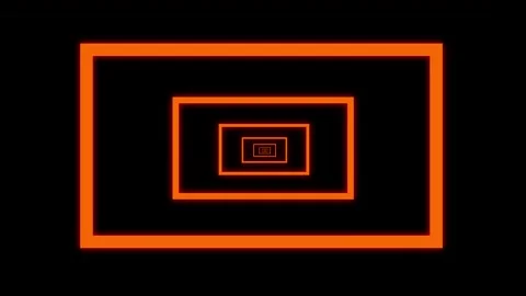 Aesthetic Abstract Loop Rectangle Animation Orange Background MotionDesign Video Stock Footage 292677857