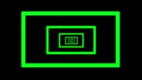 Aesthetic Abstract Loop Rectangle Animation Green Background Motion Design Video Stock Footage 292677861