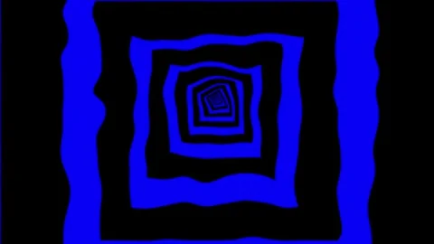 Aesthetic Abstract Loop Square Animation Blue Background Motion Design Video Stock Footage 292438706