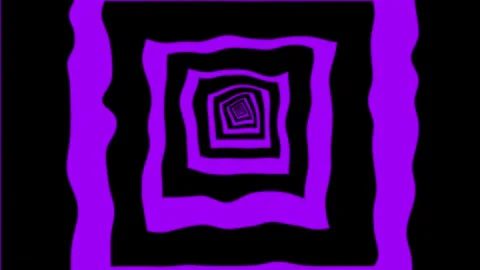 Aesthetic Abstract Loop Square Animation Purple Background Motion Design Video Stock Footage 292438822