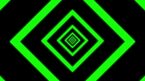 Aesthetic Abstract Loop Square Animation Green Background Motion Design Video Stock Footage 292679013