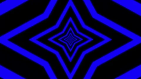 Aesthetic Abstract Loop Star Animation Blue Background Motion Design Video Stock Footage 292678493