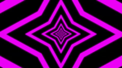 Aesthetic Abstract Loop Star Animation Purple Background Motion Design Video Stock Footage 292678570