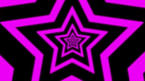 Aesthetic Abstract Loop Star Animation Pink Background Motion Design Video Stock Footage 292678759