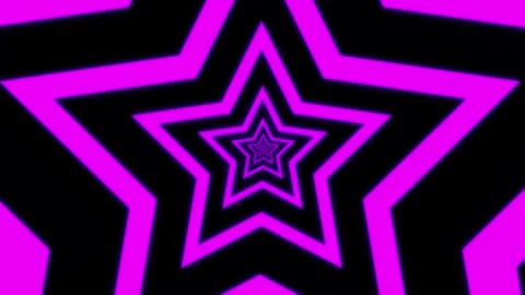 Aesthetic Abstract Loop Star Animation Purple Background Motion Design Video Stock Footage 292678798