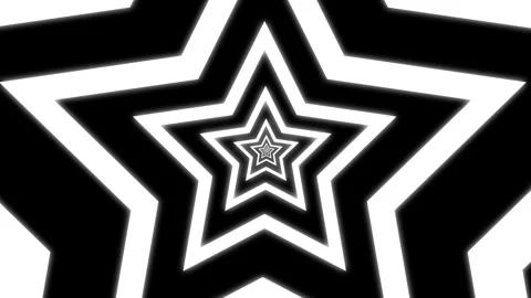 Aesthetic Abstract Loop Star Animation White Background Motion Design Video Video stock 292678812
