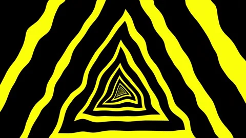 Aesthetic Abstract Loop Triangle Animation Yellow Background Motion Design Video Video stock 292438454