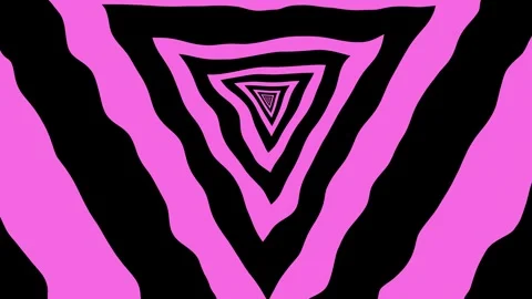 Aesthetic Abstract Loop Triangle Animation Pink Background Motion Design Video Stock Footage 292439284