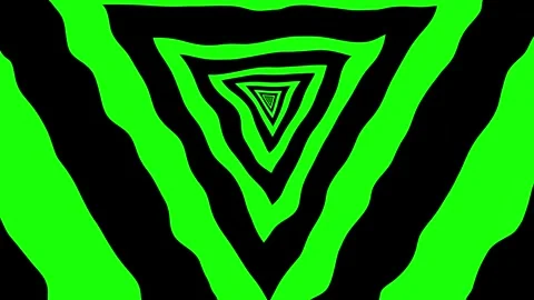 Aesthetic Abstract Loop Triangle Animation Green Background Motion Design Video Stock Footage 292439286