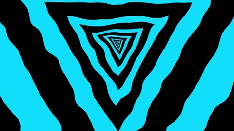 Aesthetic Abstract Loop Triangle Animation Blue Background Motion Design Video Stock Footage 292439346
