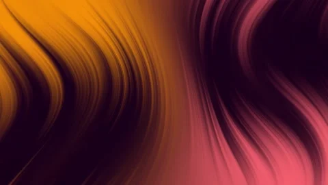 Aesthetic Abstract Wavy Lines Loop Orange-Red Background Motion Design 4K HD Stock Footage 292581558