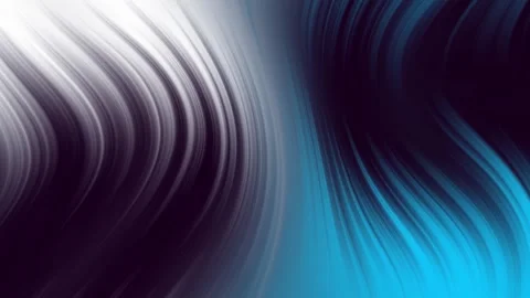Aesthetic Abstract Wavy Lines Loop White-Blue Background Motion Design 4K HD Stock Footage 292581643