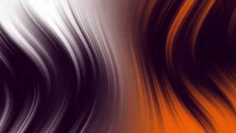 Aesthetic Abstract Wavy Lines Loop White-Orange Background Motion Design 4K HD Video stock 292581729