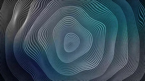 Aesthetic Abstract Wavy Lines Loop Blue Background Motion Design Video 4K HD Stock Footage 293566901