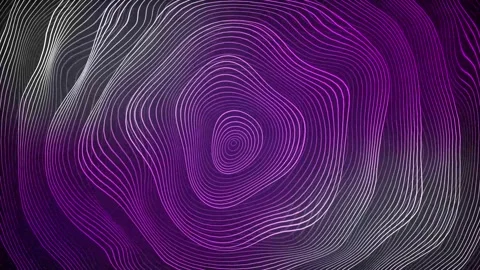 Aesthetic Abstract Wavy Lines Loop Purple Background Motion Design Video 4K HD Stock Footage 293566981