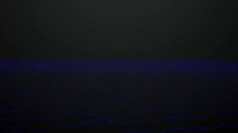Aesthetic Abstract Wavy Lines Loop Blue Background Motion Design Video 4K HD Stock Footage 293948099