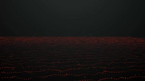 Aesthetic Abstract Wavy Lines Loop Orange Background Motion Design Video 4K HD Stock Footage 293948114