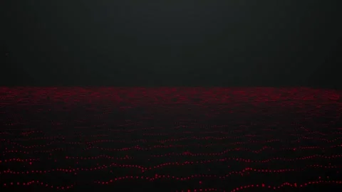Aesthetic Abstract Wavy Lines Loop Red Background Motion Design Video 4K HD Stock Footage 293948171