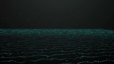 Aesthetic Abstract Wavy Lines Loop Blue Background Motion Design Video 4K HD Stock Footage 293948190
