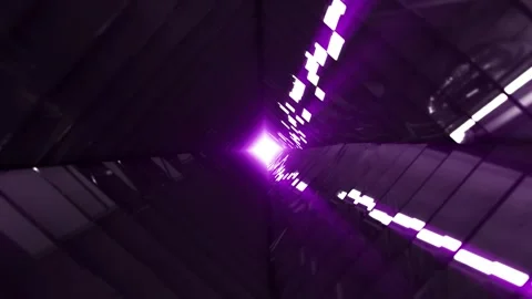 Aesthetic Abstract Wavy Tunnel Loop Purple Background Motion Design Video 4K HD Stock Footage 293922833