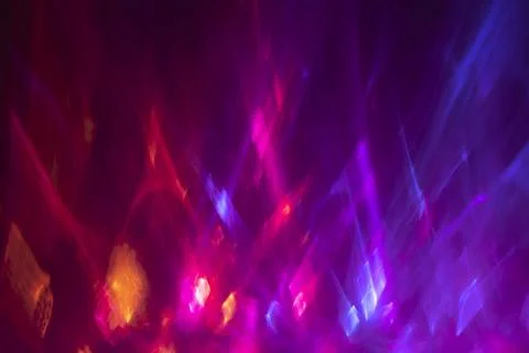 Aesthetic background with abstract neon led light effect Stock Illustration