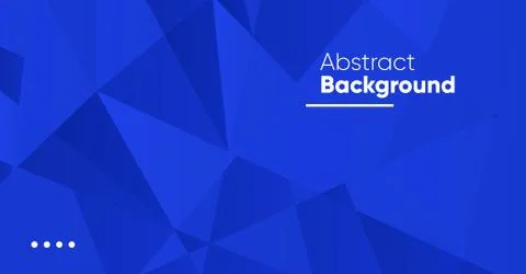 Aesthetic background blue low poly Stock Illustration
